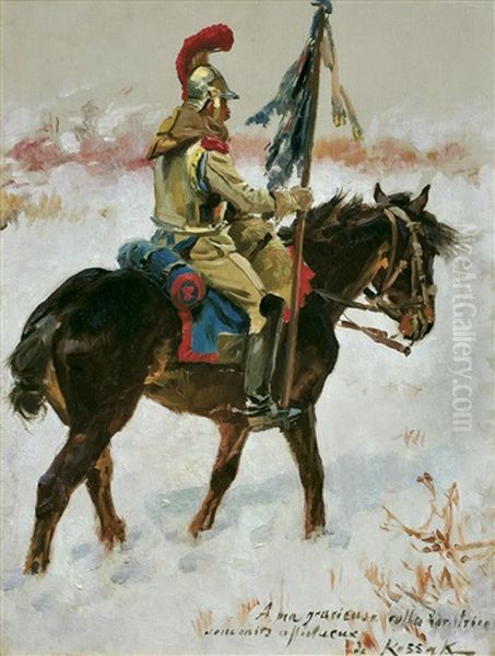 Cuirassier On The Snow - view 1