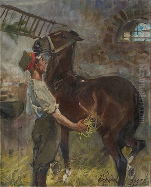 Rider With A Horse - view 1
