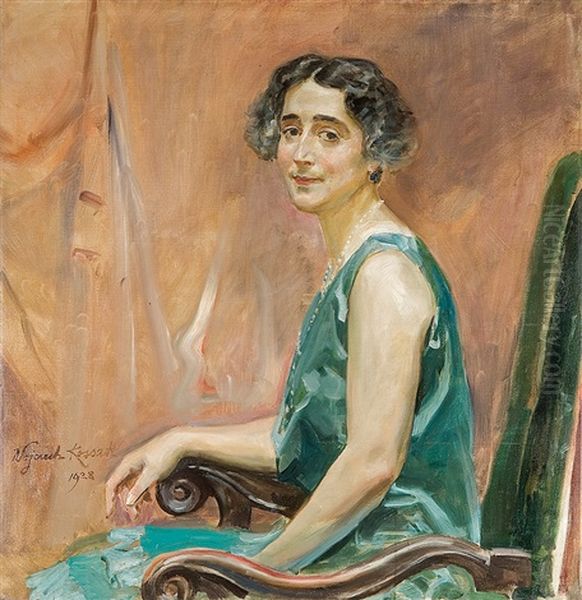 A Female Portrait (in Chair) - view 1