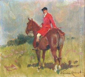 Cavalier En Rouge by Woiciech Ritter Von Kossak
