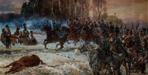 Sztab Chlopickiego by Woiciech Ritter Von Kossak