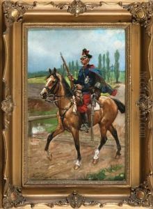 Jezdziec Na Koniu by Woiciech Ritter Von Kossak