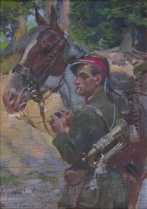 Legionnaire by Woiciech Ritter Von Kossak