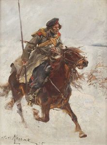 Kavallerist by Woiciech Ritter Von Kossak