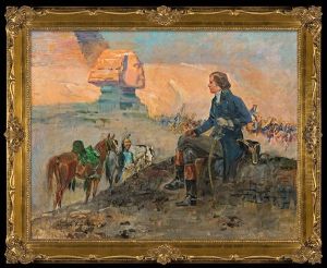 Napoleon And The Sphinx by Woiciech Ritter Von Kossak