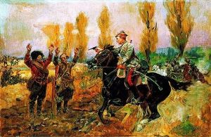 Epizod Z Wojny Polsko-rosyjskiej by Woiciech Ritter Von Kossak