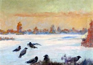 Crows In The Snow
