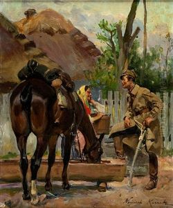 Zaloty by Woiciech Ritter Von Kossak