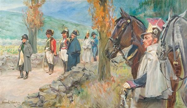 Before The Charge At Somosierra Valley - view 1