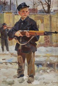 Defender Of Lviv by Woiciech Ritter Von Kossak
