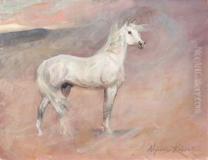 White Champion by Woiciech Ritter Von Kossak