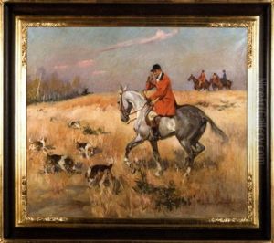Hunting by Woiciech Ritter Von Kossak