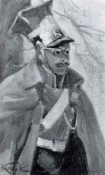 Selbstbildnis In Napoleonischer Ulanenuniform - view 1