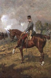Kaiser Franz Joseph I. Zu Pferd by Woiciech Ritter Von Kossak