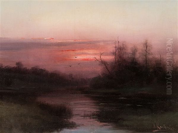 Early Evening At The Lake - view 1
