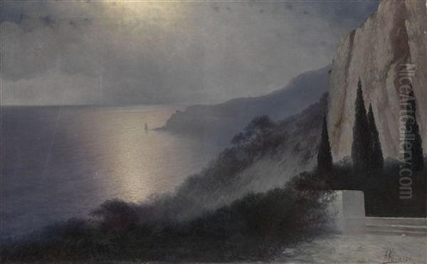 Moonlit Landscape. Oreanda - view 1
