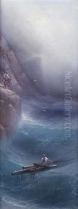 Rescue Ashore by Kiriak Konstantinovich Kostandi