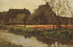 Bulb Fields In Spring by Antonie Louis Koster
