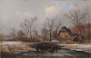 Eisvergnugen by Carl Georg Koester