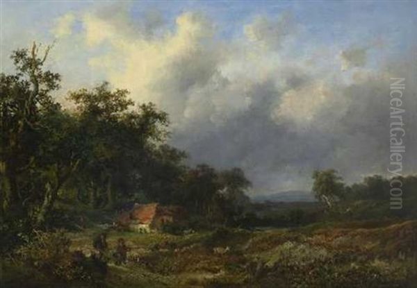Waldlandschaft Mit Bauernhaus - view 1