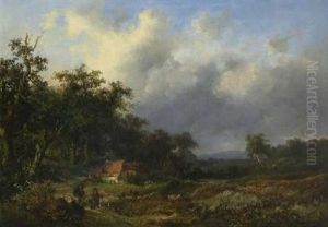 Waldlandschaft Mit Bauernhaus