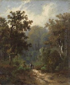 Kleine Waldlandschaft by Carl Georg Koester