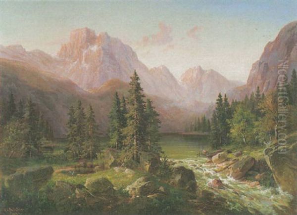 Seelandschaft Aus Den Tiroler Alpen - view 1