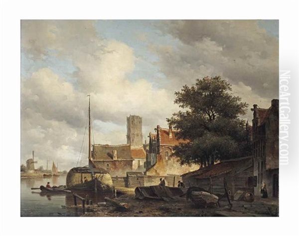 Activities In A Dutch Town - view 1