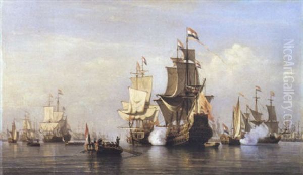 Visite Du Prince D'orange A La Flotte Au Helder - view 1