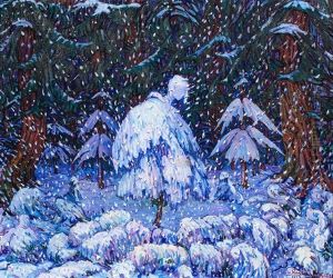 Sneeuwbui by Jo (van Hattem) Koster