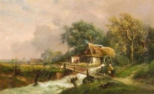 Wassermuhle Am Wildbach by Paul Koester