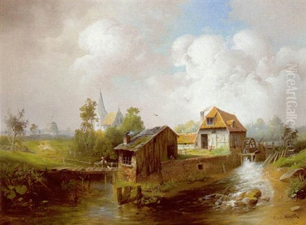 Niederrheinische Dorflandschaft - view 1