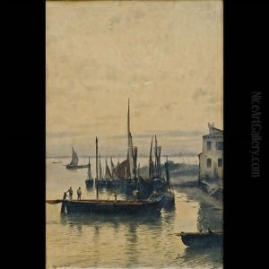 Ritorno Dei Pescatori In Laguna by Jenoe Koszkol