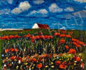 Poppy Field by Jozsef Koszta
