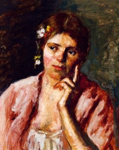 Young Girl by Jozsef Koszta