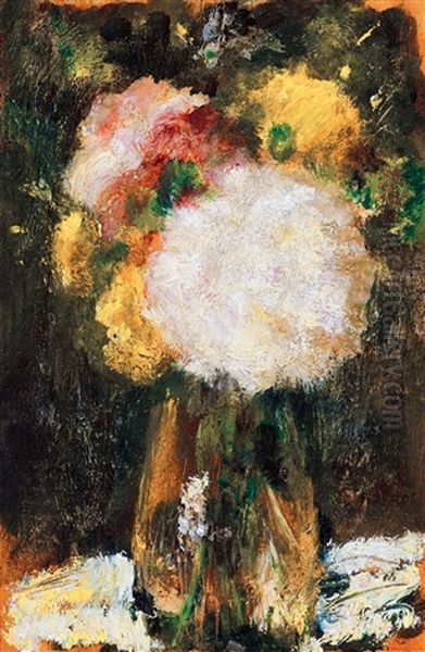 Flowers In A Vase Of Glass - view 1