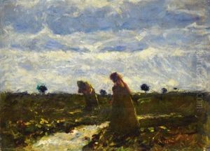 Summer In The Great Plains by Jozsef Koszta