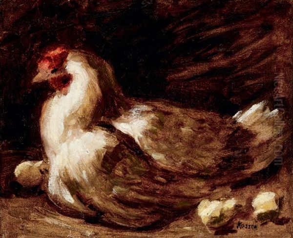 Hen With Chicks - view 1