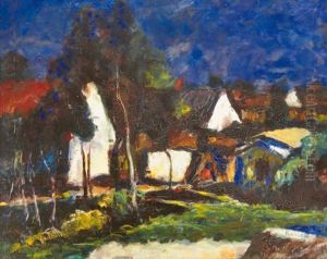End Of The Village by Jozsef Koszta