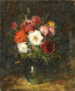 Flower Still-life by Jozsef Koszta