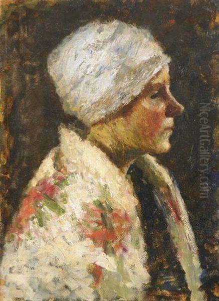Annuska Wearing A Kerchief - view 1