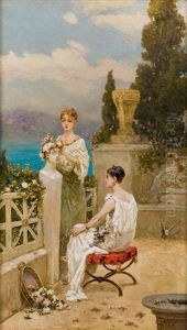 Roman Idyll by Wilhelm Kotarbinski