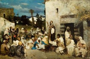 Christ Preaching At Capernaum by Wilhelm Kotarbinski