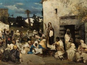 Sermon At Capernaum by Vasili Aleksandrovich Kotarbinsky
