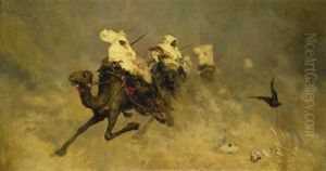 Camel Cavalry by Vasili Aleksandrovich Kotarbinsky
