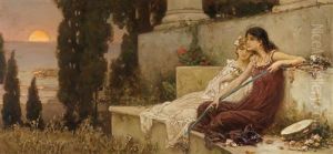 Abendstille by Vasili Aleksandrovich Kotarbinsky