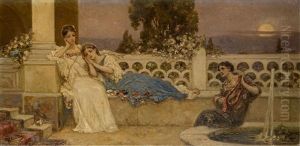 The Serenade by Vasili Aleksandrovich Kotarbinsky