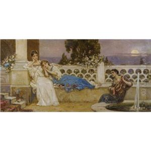 The Serenade by Vasili Aleksandrovich Kotarbinsky