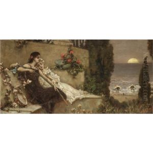 Resting By The Shore by Vasili Aleksandrovich Kotarbinsky