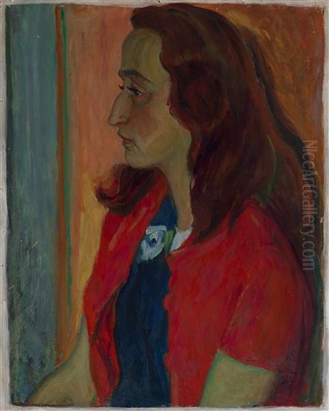 Portrait Of A Red-haired Lady - view 1